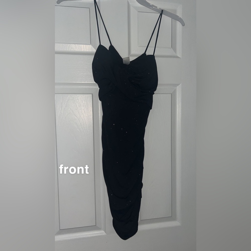 Black sparkly homecoming dress